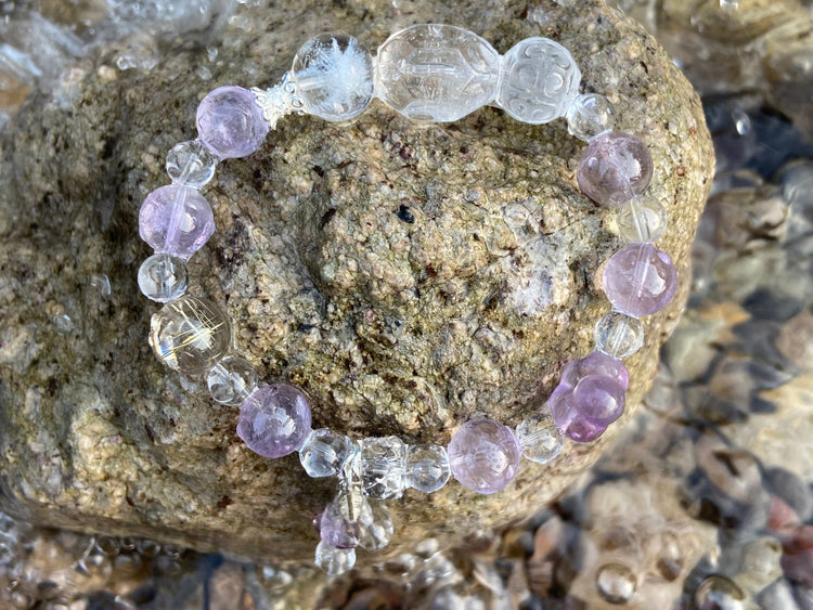 Crystal bracelet for calm and clarity – Jo's Art Jewelry