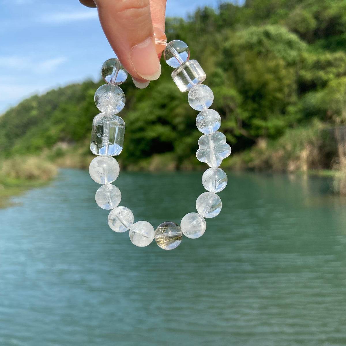 Healing Crystal Bracelet for the Resilient Soul | Qingji · Wearable Poetic Art | Jo's Art Jewelry