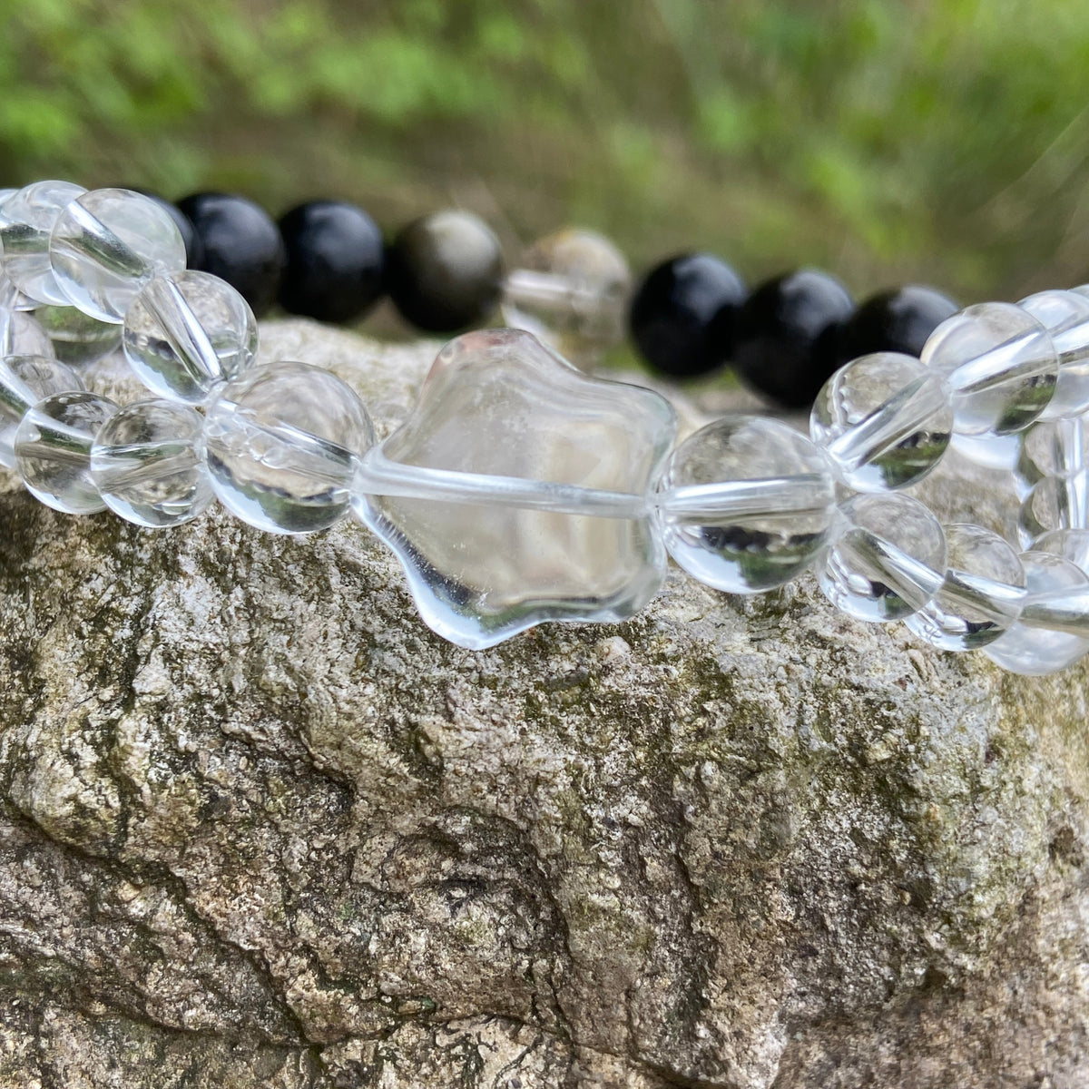Healing Crystal Bracelet | Strength Through the Valley | Jibai · Wearable Poetic Art | Jo's Art Jewelry