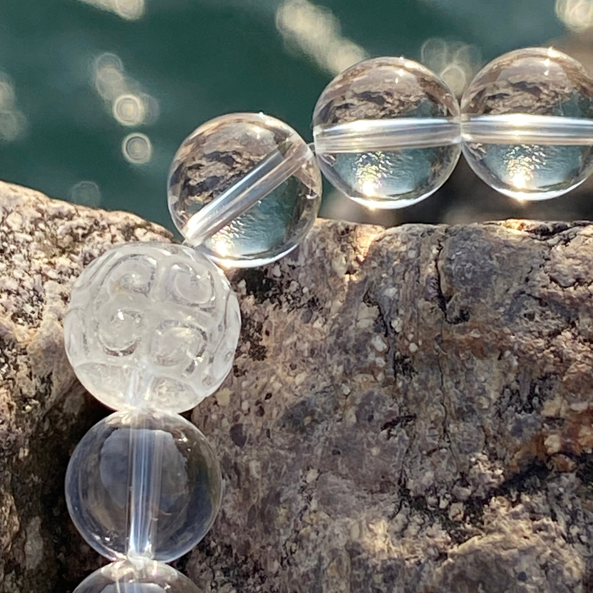 Healing Crystal Bracelet | Wisdom in the Valley | Yunqi · Wearable Poetic Art | Jo's Art Jewelry