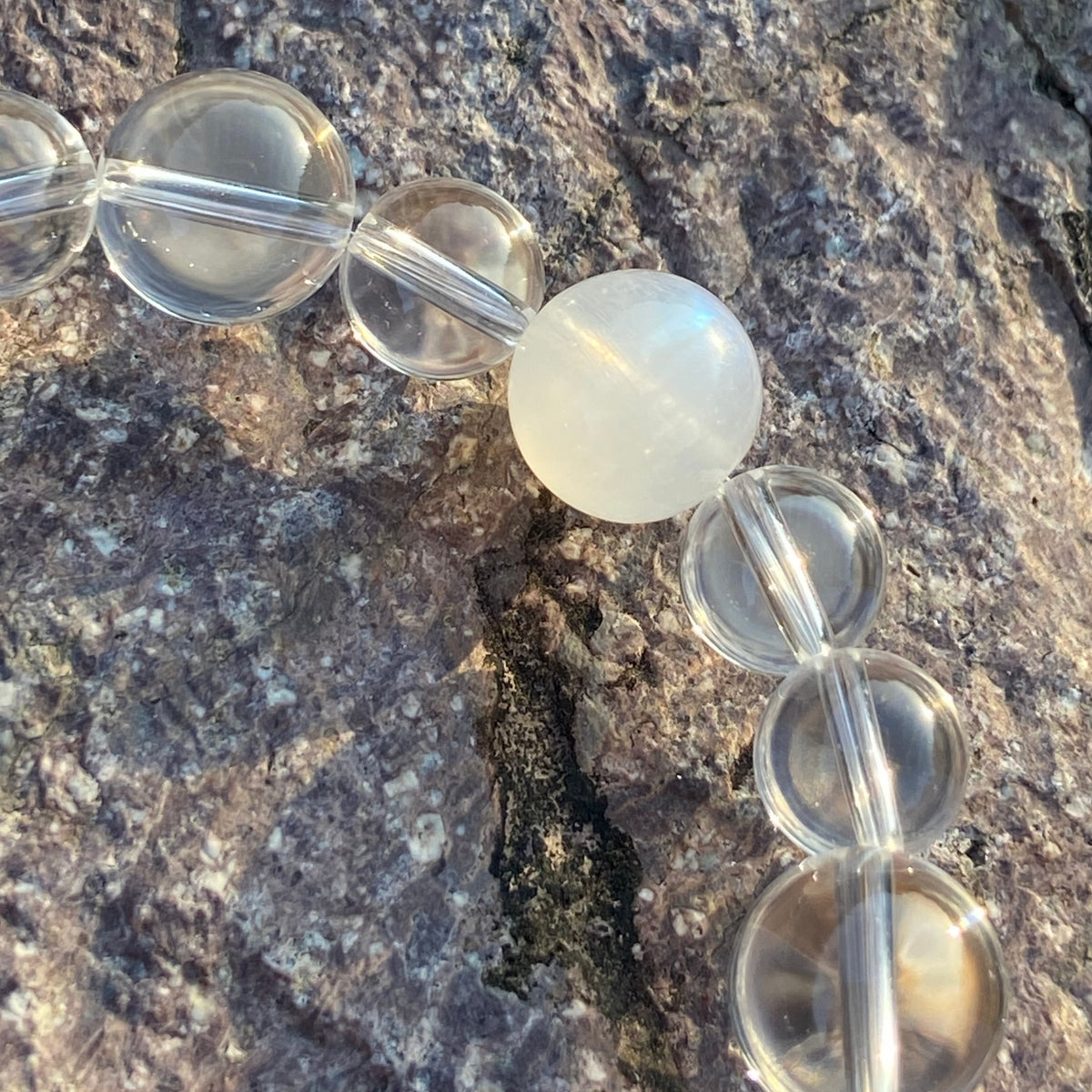 Crystal Bracelet for Gentle Healing | Qingjiang · Wearable Poetic Art | Jo's Art Jewelry