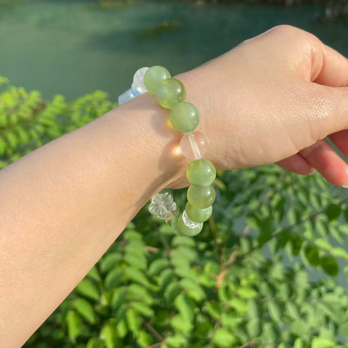 Healing Crystal Bracelet for the Sincere Soul | Fangyuan · Wearable Poetic Art | Jo's Art Jewelry