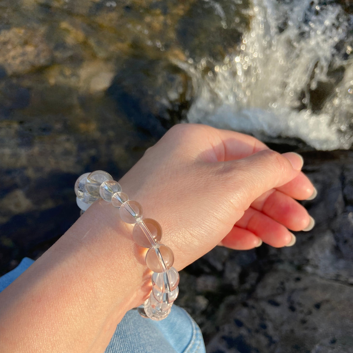 Healing Crystal Bracelet | Wisdom in the Valley | Yunqi · Wearable Poetic Art | Jo's Art Jewelry