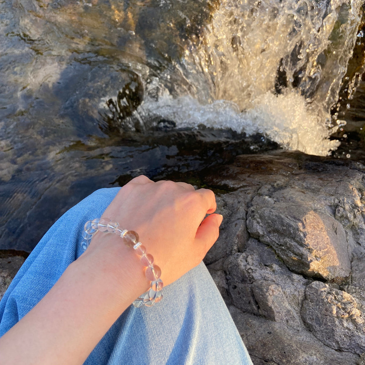 Crystal Bracelet for Gentle Healing | Qingjiang · Wearable Poetic Art | Jo's Art Jewelry