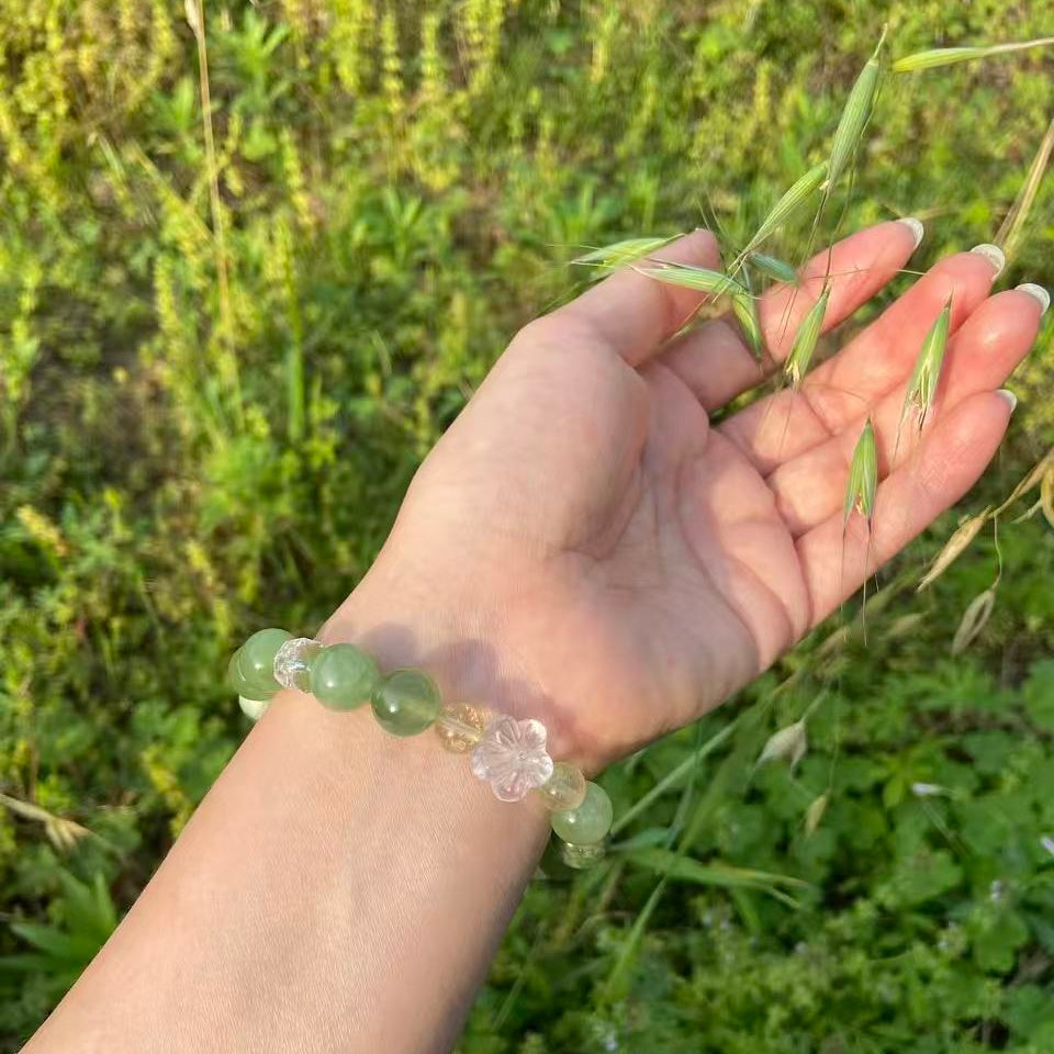Healing Crystal Bracelet for the Sincere Soul | Fangyuan · Wearable Poetic Art | Jo's Art Jewelry
