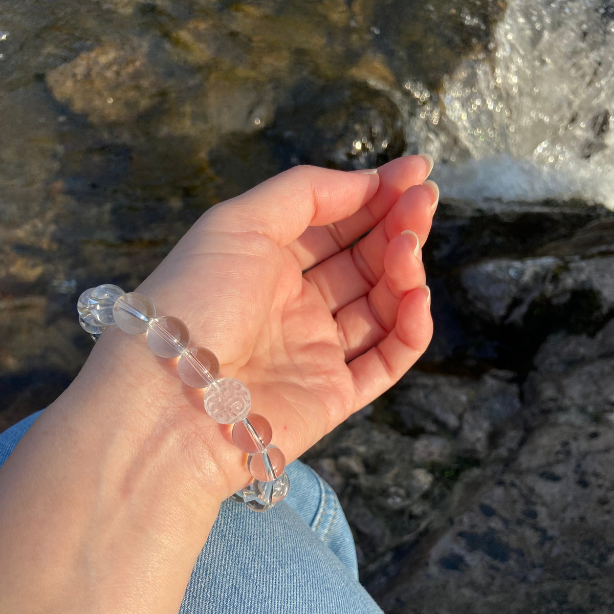 Healing Crystal Bracelet | Wisdom in the Valley | Yunqi · Wearable Poetic Art | Jo's Art Jewelry