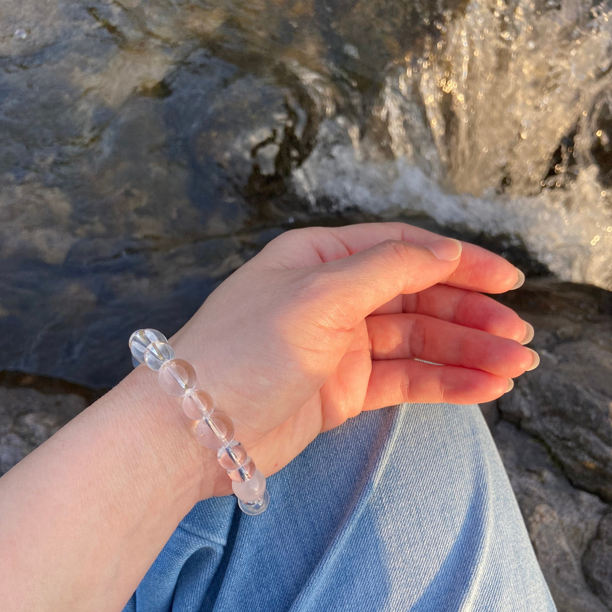 Crystal Bracelet for Gentle Healing | Qingjiang · Wearable Poetic Art | Jo's Art Jewelry