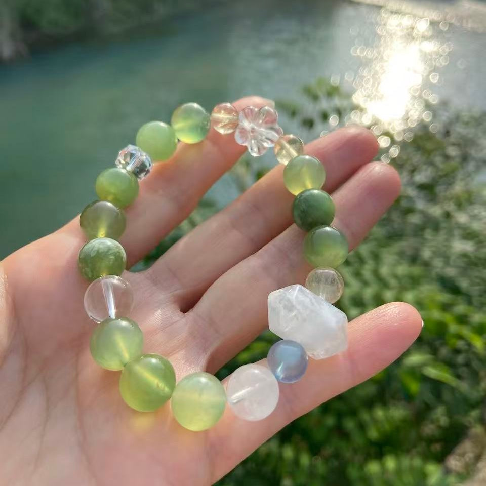 Healing Crystal Bracelet for the Sincere Soul | Fangyuan · Wearable Poetic Art | Jo's Art Jewelry
