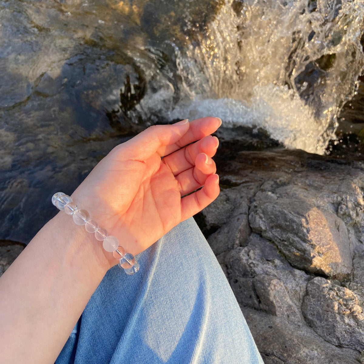 Crystal Bracelet for Gentle Healing | Qingjiang · Wearable Poetic Art | Jo's Art Jewelry