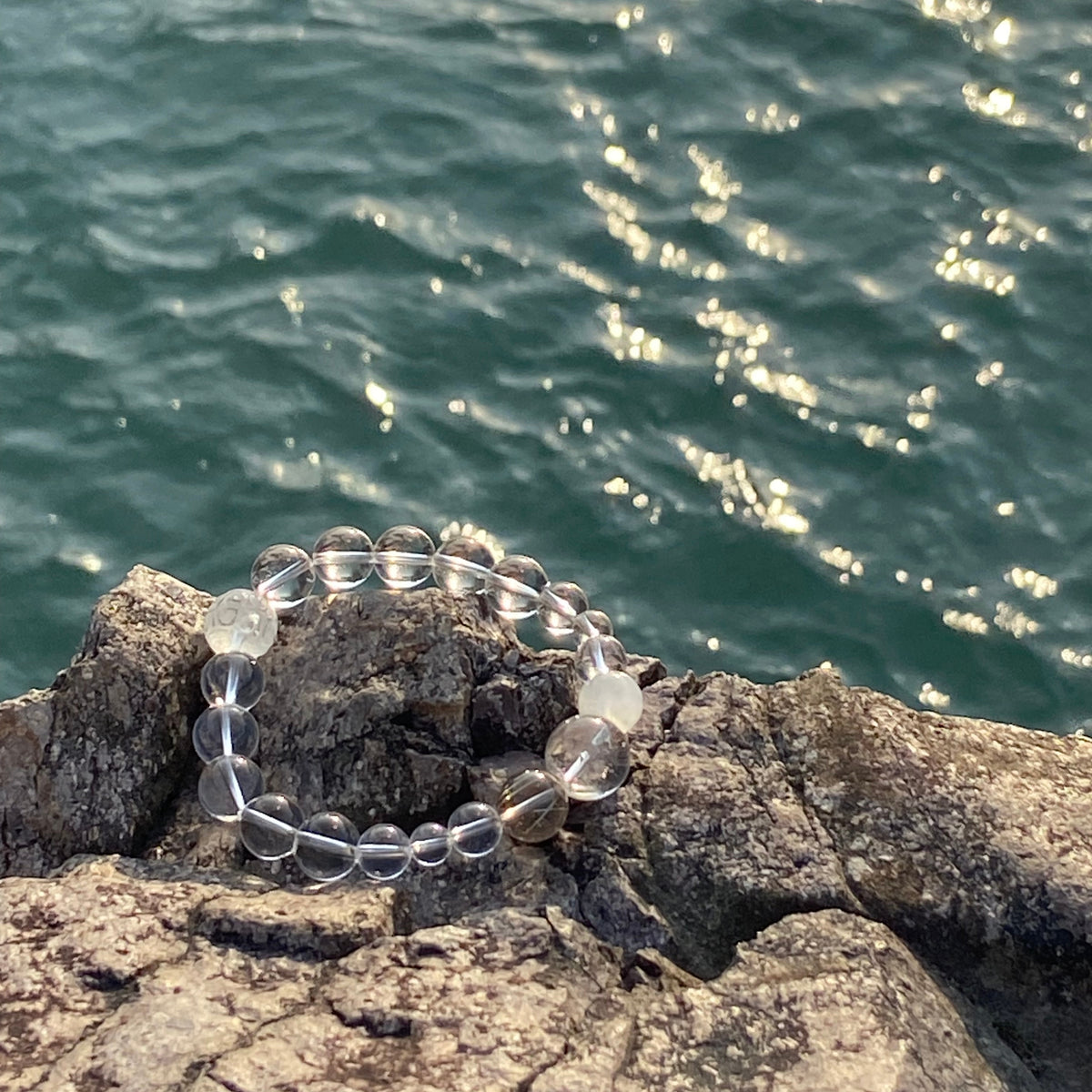 Healing Crystal Bracelet | Wisdom in the Valley | Yunqi · Wearable Poetic Art | Jo's Art Jewelry