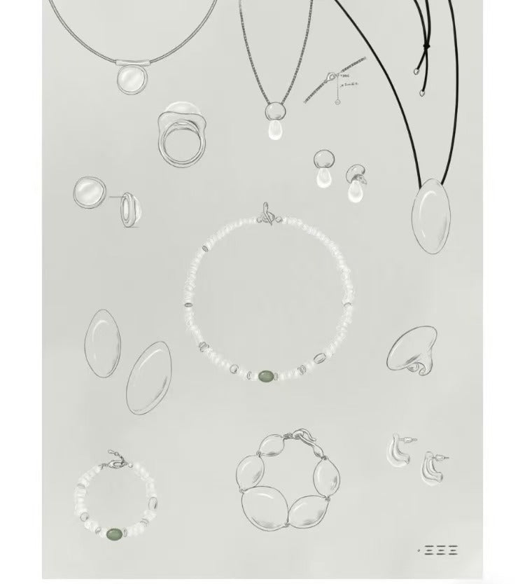 Spring Summer White Crystal Ring Square Tail Ring Minimalist Index Finger Ring Luxury Statement Jewelry