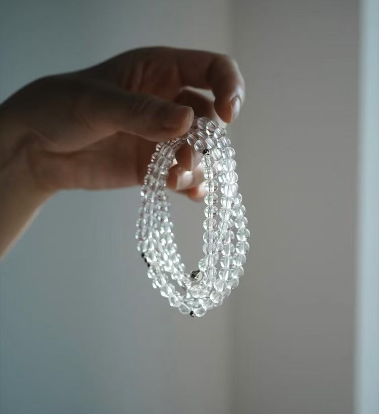 Original Crystal Design Series - High Quality Multi-Layer 925 Silver Crystal Bracelet