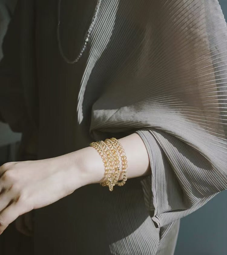 Original Crystal Design Series - High Quality Multi-Layer 925 Silver Crystal Bracelet