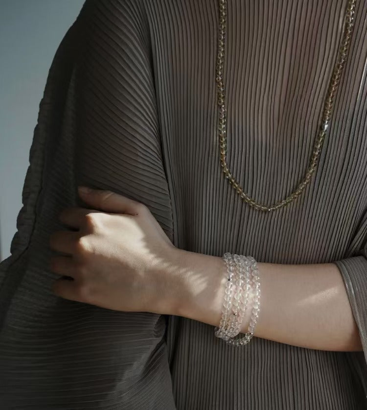 Original Crystal Design Series - High Quality Multi-Layer 925 Silver Crystal Bracelet